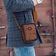 Сумка через плечо мужская ручной работы TNBag54, Мужская сумка, Владимир,  Фото №1