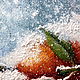  "Снежные мандарины" - картина маслом. Картины. Картины LanArt. Ярмарка Мастеров.  Фото №4