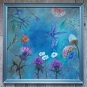 Картины и панно handmade. Livemaster - original item Oil painting of the Mystery of Flowers.. Handmade.