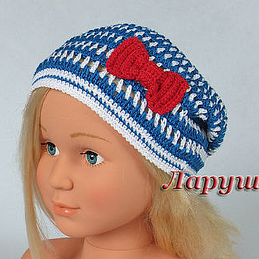 Купить вязаные шапки для девочек в интернет-магазине Choupette