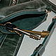 Women's bag 'green' genuine leather pull-up. Crossbody bag. J.P.-Handmade Designer Bags. My Livemaster. Фото №6