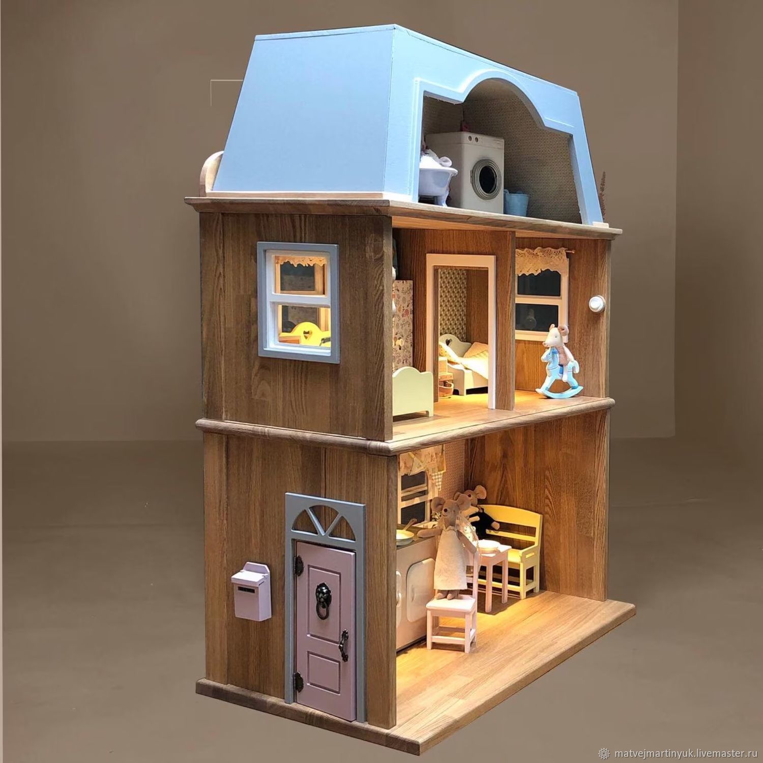 Кукольные домик в интернет-магазине Ярмарка Мастеров по цене 50000 ...