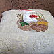 Decorative sofa cushion with embroidery applique stitch quilting. Pillow. Denimhandmade.Olga. My Livemaster. Фото №6