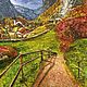 Oil painting with mountain autumn landscape Magic of autumn. The Picture Autumn. Pictures. sharaeva-elena. My Livemaster. Фото №6