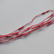 Материалы для творчества handmade. Livemaster - original item Textured thread Japan, color red, 1 meter. Handmade.