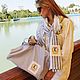 Bag and stole with embroidery (monogram of your name), Classic Bag, Tashkent,  Фото №1