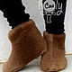 Теплые чуни на цигейке "Cozy Feet". Угги. HolyCowChic. Интернет-магазин Ярмарка Мастеров.  Фото №2