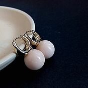 Украшения handmade. Livemaster - original item Classic earrings: with Majorcan pearls. Handmade.