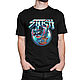 Cotton T-shirt 'Rock and Roll Stitch', T-shirts and undershirts for men, Moscow,  Фото №1