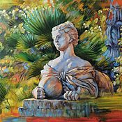 Картины и панно handmade. Livemaster - original item Massandra `s Sphinx. oil on canvas. Handmade.