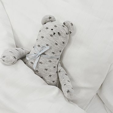 Мишка IZUMVILL голубой горошек. Товары для дома. IZUMVILL. Для дома и интерьера ручной работы - Ярмарка Мастеров Для дома и интерьера ручной работы. Ярмарка Мастеров - ручная работа Мишка IZUMVILL голубой горошек. Handmade.