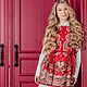  Сарафан с блузкой А-ля-Русс. Сарафаны. Дизайнерские платья Valensia Atelier. Ярмарка Мастеров.  Фото №6