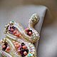 Брошь змея из бисера символ 2025 года. Брошь-булавка. Accessories-by-carina. Интернет-магазин Ярмарка Мастеров.  Фото №2