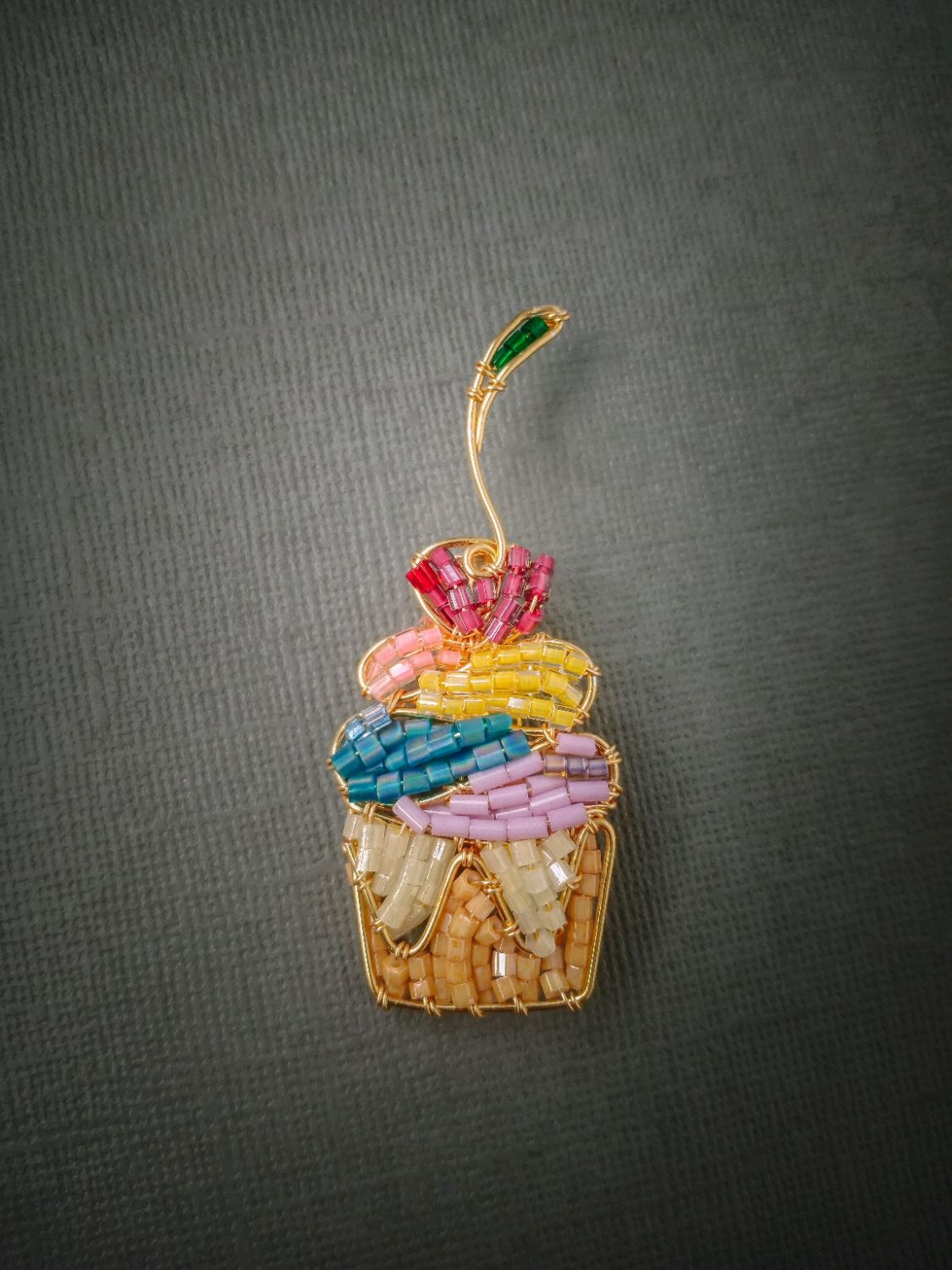 Brooch 'Cupcake', Necklace, St. Petersburg,  Фото №1