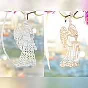 Сувениры и подарки handmade. Livemaster - original item 10pcs Angel pendant for luck embroidered souvenir. Handmade.
