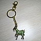 Order Keyring Goat in rhinestones. anastasiya-5ix. Livemaster. . Amulet Фото №3