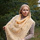 scarves: Openwork down scarf 'Yellow lilies of the valley'. Kerchiefs. Down shop (TeploPuha34). My Livemaster. Фото №5