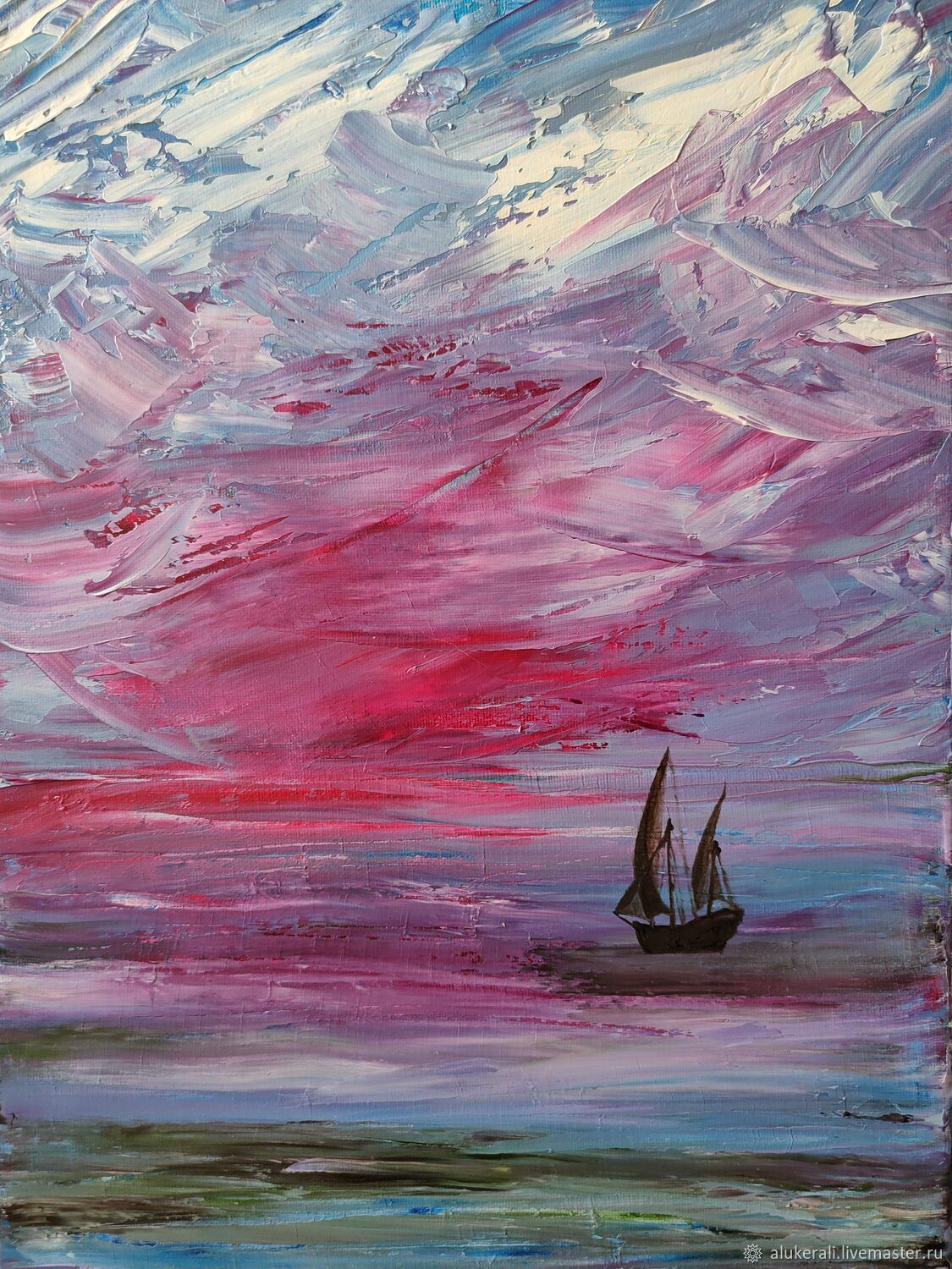   Море зовет... Картина маслом в стиле импрессионизм, Картины, Королев,  Фото №1