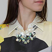 Choker-a necklace with Biwa pearls and Mallorca