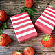 Soap with milk of donkeys Strawberries with cream. Soap. Soap-making workshop. Online shopping on My Livemaster.  Фото №2