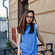 Блуза "Небесная синева" размер 42. Блузки. Mink. Интернет-магазин Ярмарка Мастеров.  Фото №2