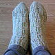 Ажурные укороченные носки из шерсти. Носки. peneloparostov. Интернет-магазин Ярмарка Мастеров.  Фото №2