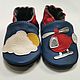 Helicopter Baby Shoes, Blue Baby Shoes, Transport Baby Slippers, Footwear for childrens, Kharkiv,  Фото №1
