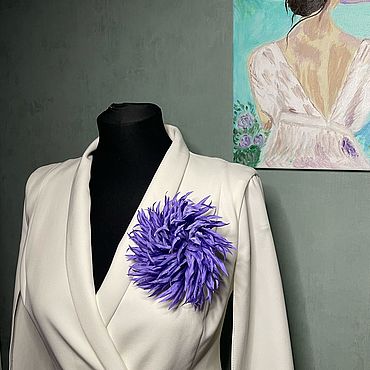 Украшения ручной работы. Ярмарка Мастеров - ручная работа Астра Лаванда. Handmade.