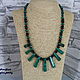 Order Necklace made of chrysocolla and azurite stones ' tropic'. Magic box. Livemaster. . Necklace Фото №3