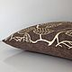 Pillow with embroidery 'Golden leaves', Pillow, Moscow,  Фото №1