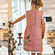 Molly's linen dress is dusty pink with white lace. Childrens Dress. molinialife. Online shopping on My Livemaster.  Фото №2