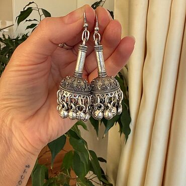 Украшения ручной работы. Ярмарка Мастеров - ручная работа Серьги Джумки. Handmade.