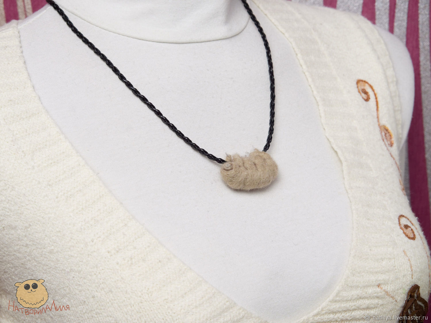 Кулон Тихоходка, Подарок биологу учителю биологии, увидеть в микроскоп ...