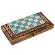 Chess backgammon carved 'Zircon' 40. Chess. H-Present more, than a gift!. My Livemaster. Фото №4