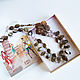 Necklace Spring in the mountains labradorite, pyrite, mother of pearl, ametrine, Necklace, Moscow,  Фото №1