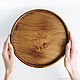 Medium wooden Round Serving tray (25#5. Trays. ART OF SIBERIA. My Livemaster. Фото №4