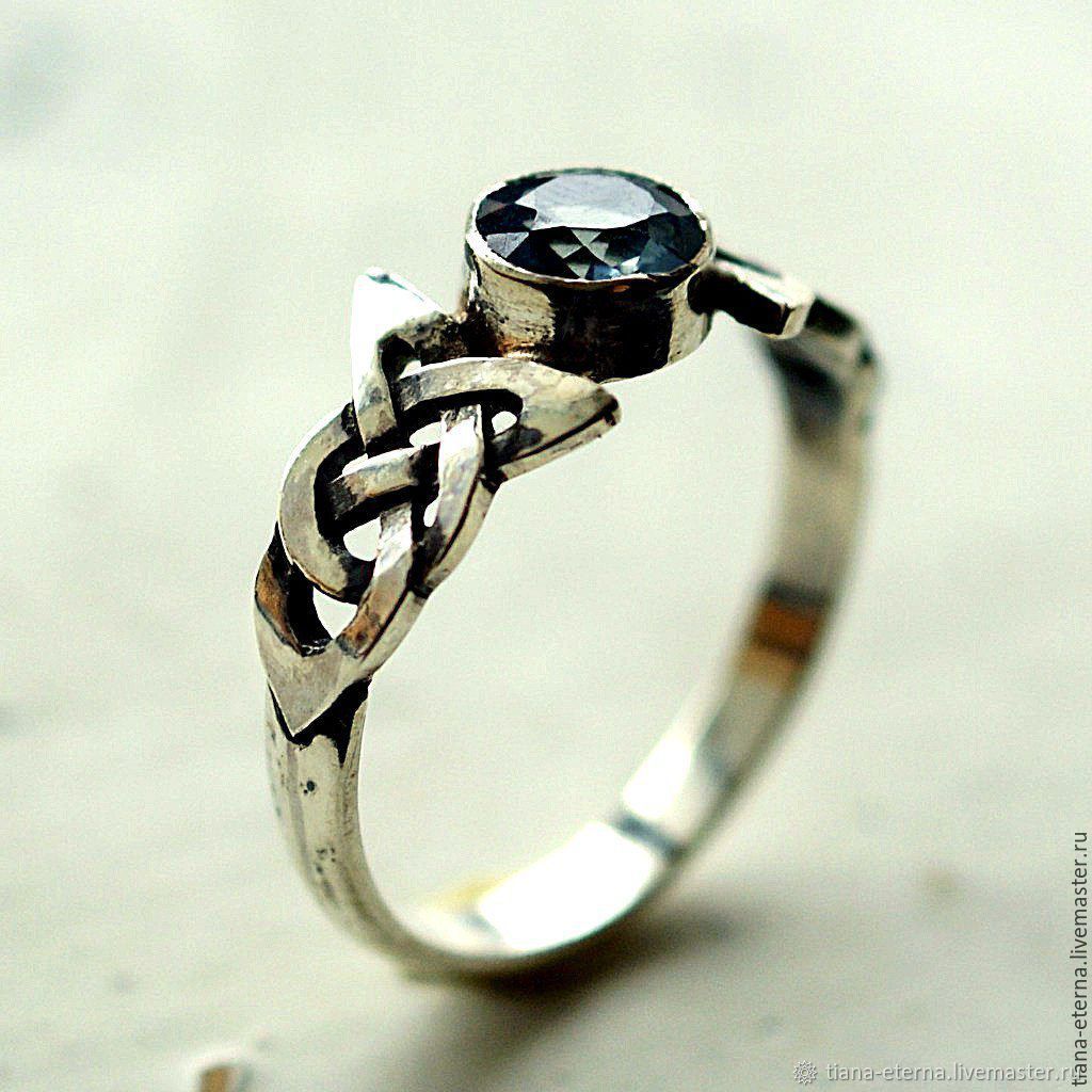 Эльфийские кольца с камнем