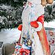Ватная кукла под ёлку Дед Мороз и снеговики. Дед Мороз и Снегурочка. Анна. Ярмарка Мастеров.  Фото №4