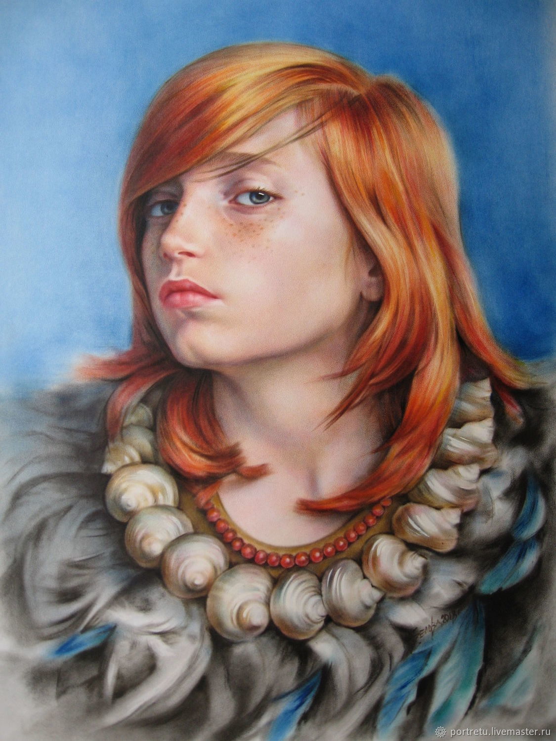 Светлана Белова портрет сухая кисть