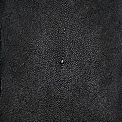 Материалы для творчества handmade. Livemaster - original item Genuine sea stingray leather, completely black color!. Handmade.