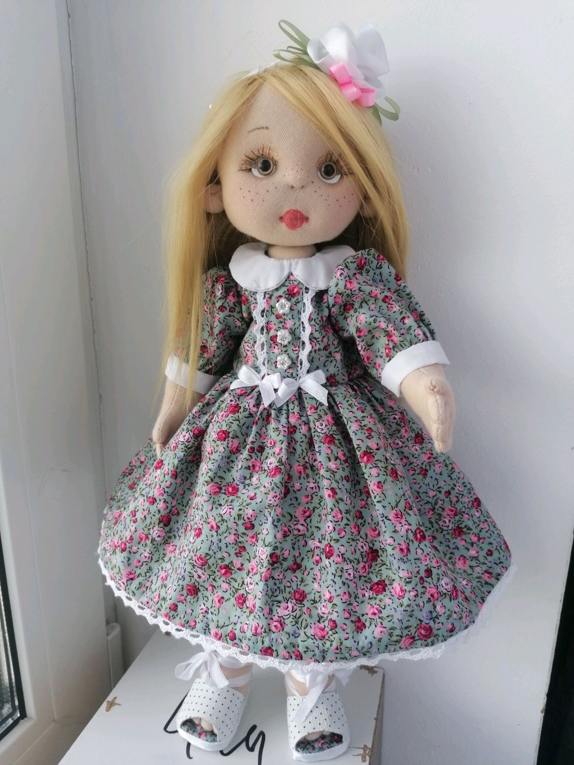 Авторская интерьерная текстильная кукла ручной работы в интернет ...