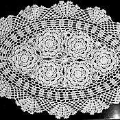 Для дома и интерьера handmade. Livemaster - original item Doily crochet oval. Handmade.