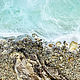 Море из эпоксидной смолы 40 на 40см Картина из смолы бирюзовое море. Картины. Картины от  Ирины. Ярмарка Мастеров.  Фото №4