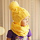 Children's knitted hat. Caps. GR HandCraft (gulnazkinknit). Online shopping on My Livemaster.  Фото №2