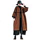 coat: Brown Wool Winter Maxi Coat for women, Coats, ,  Фото №1