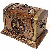 Сувениры и подарки handmade. Livemaster - original item Box-chest. Handmade.