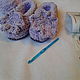 Knitted Slippers - lilac. Slippers. Yuliya knitting. Online shopping on My Livemaster.  Фото №2