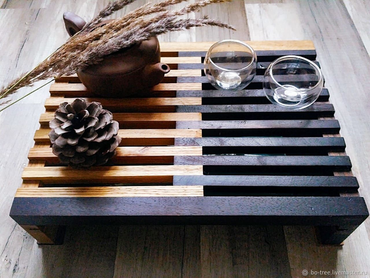 Столик для чайной церемонии с подогревом