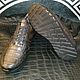 Кроссовки из натуральной кожи крокодила, зимний вариант. Кроссовки. МАСТЕРСКАЯ  ЭКЗОТИКИ  SHOES&BAGS. Ярмарка Мастеров.  Фото №5