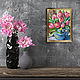 Order Painting tulip flowers 'Salute to spring' mini-picture. irina-churina (irina-churina). Livemaster. . Pictures Фото №3